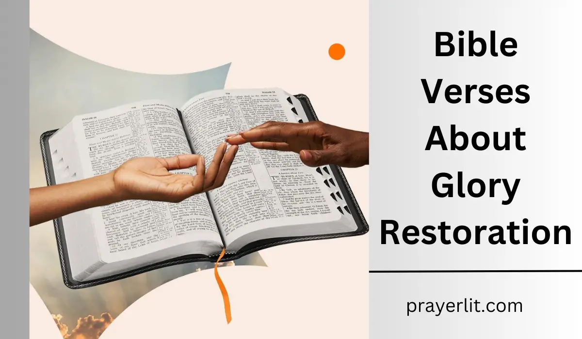 Bible Verses About Glory Restoration