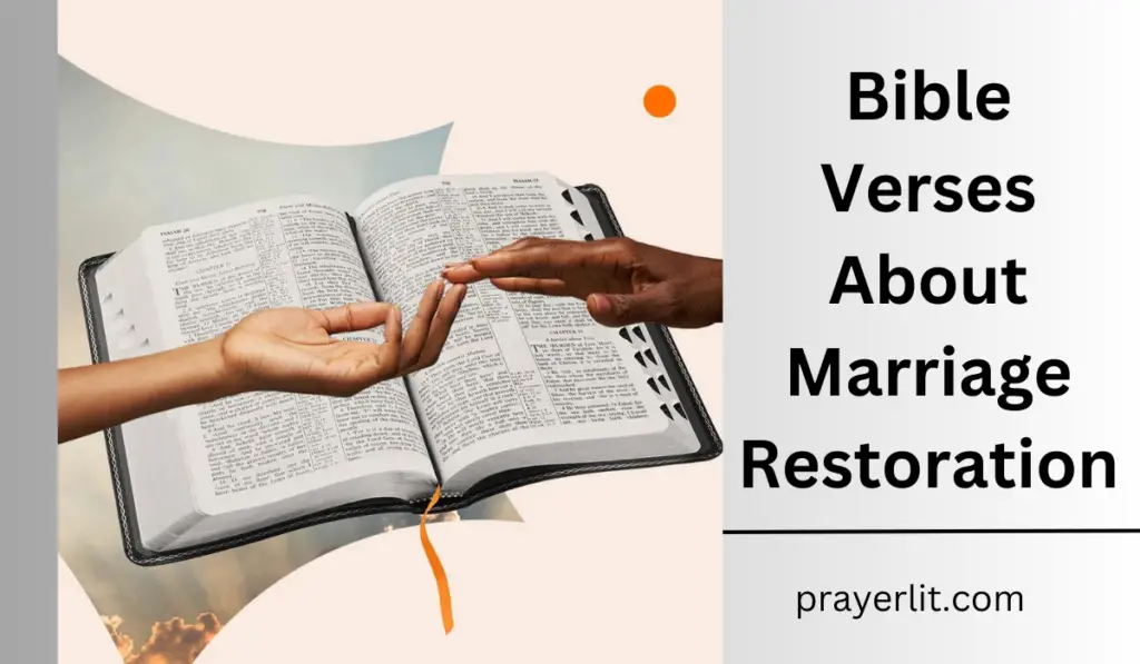 Bible Verses About Marriage Restoration