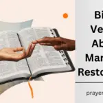 Bible Verses About Marriage Restoration