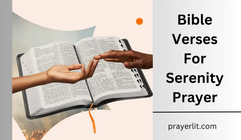 Bible Verses For Serenity Prayer