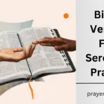 Bible Verses For Serenity Prayer