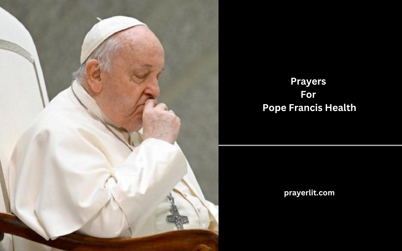  Prayers for Pope Francis Health