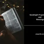 Goodnight Prayer Quotes and Blessings