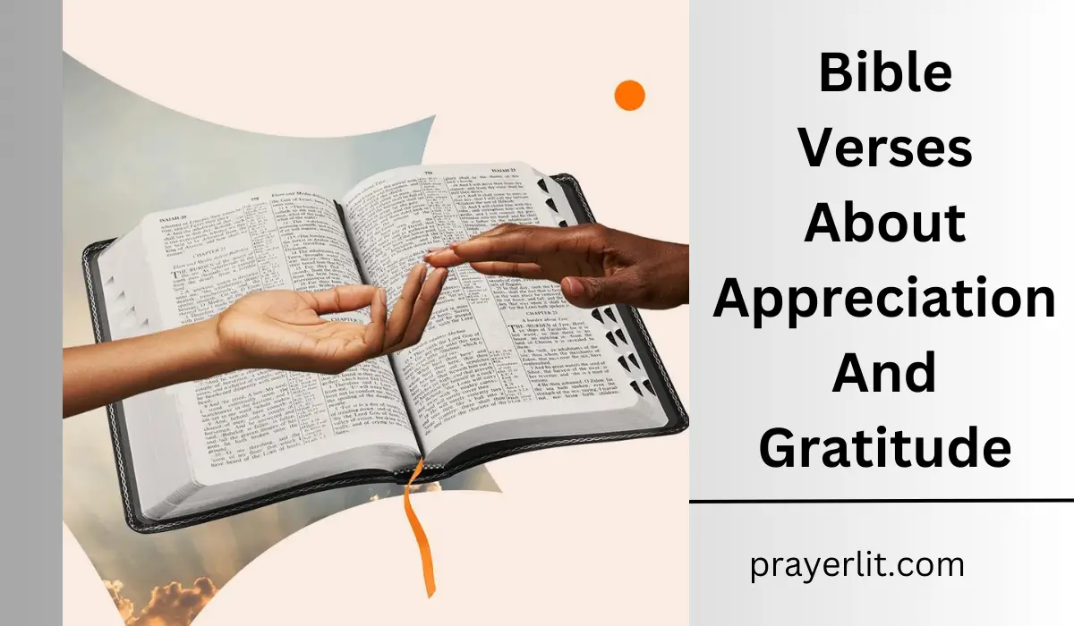 Bible Verses About Appreciation And Gratitude