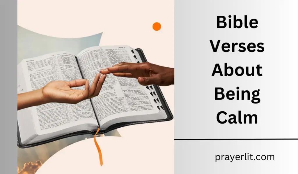 Bible Verses About Being Calm