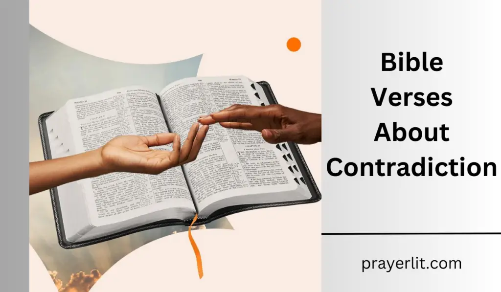 Bible Verses About Contradiction