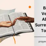 Bible Verses About Surrendering To God