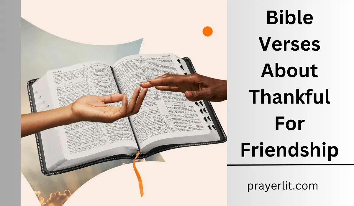 Bible Verses About Thankful For Friendship