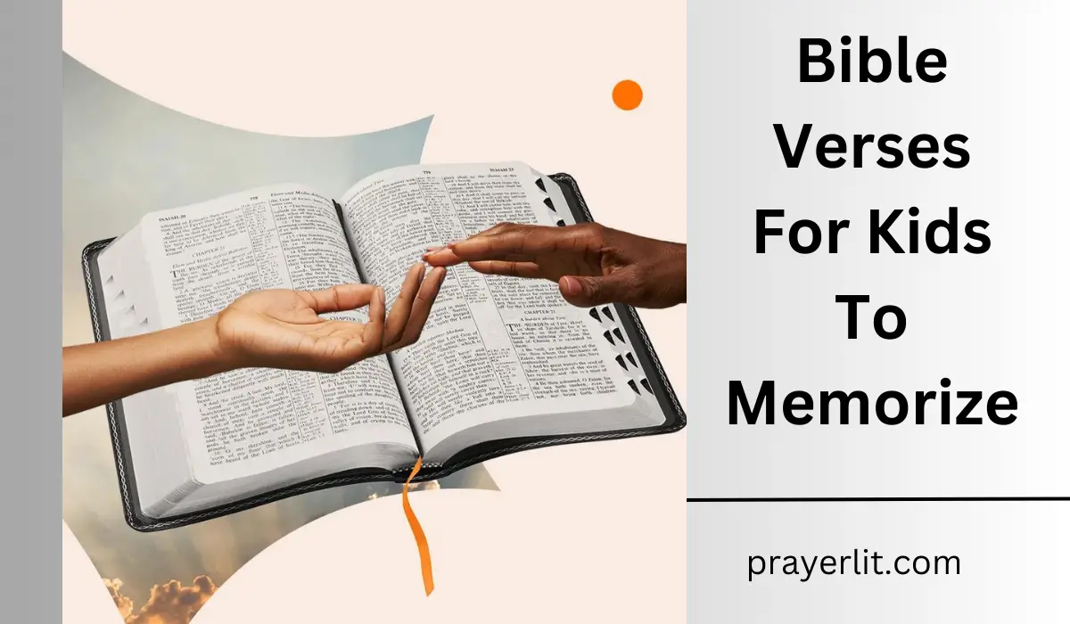 Bible Verses For Kids To Memorize