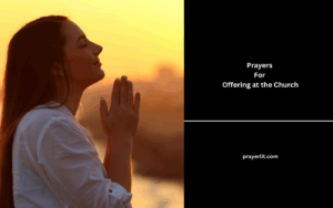 Prayers For Offering at the Church