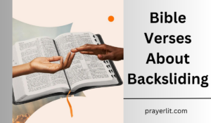 Bible Verses About Backsliding
