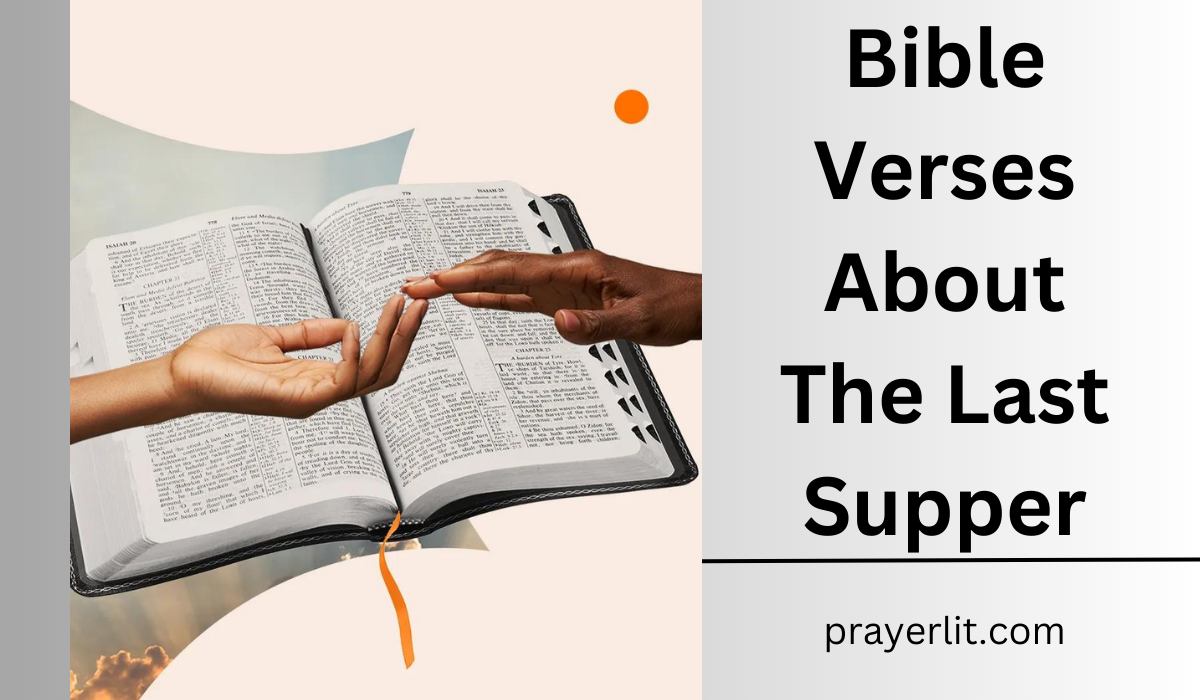 Bible Verses About The Last Supper