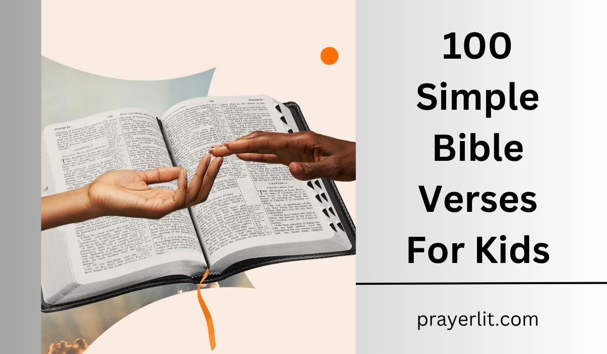 100 Simple Bible Verses For Kids
