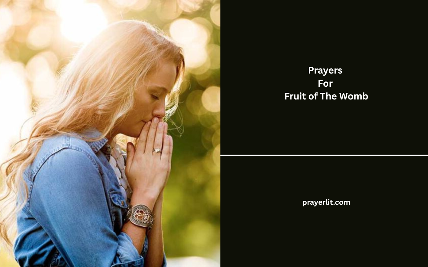 Prayers For Fruit of The Womb