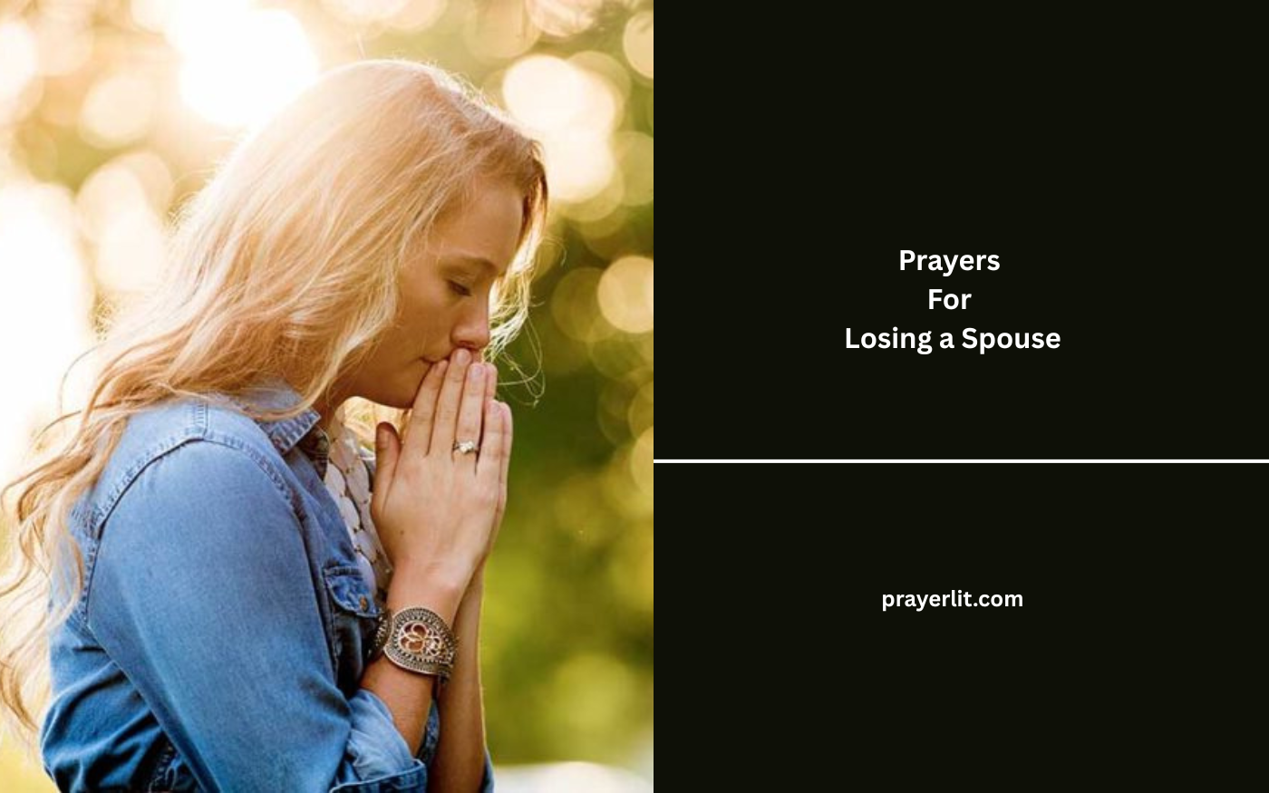 Prayers For Losing a Spouse