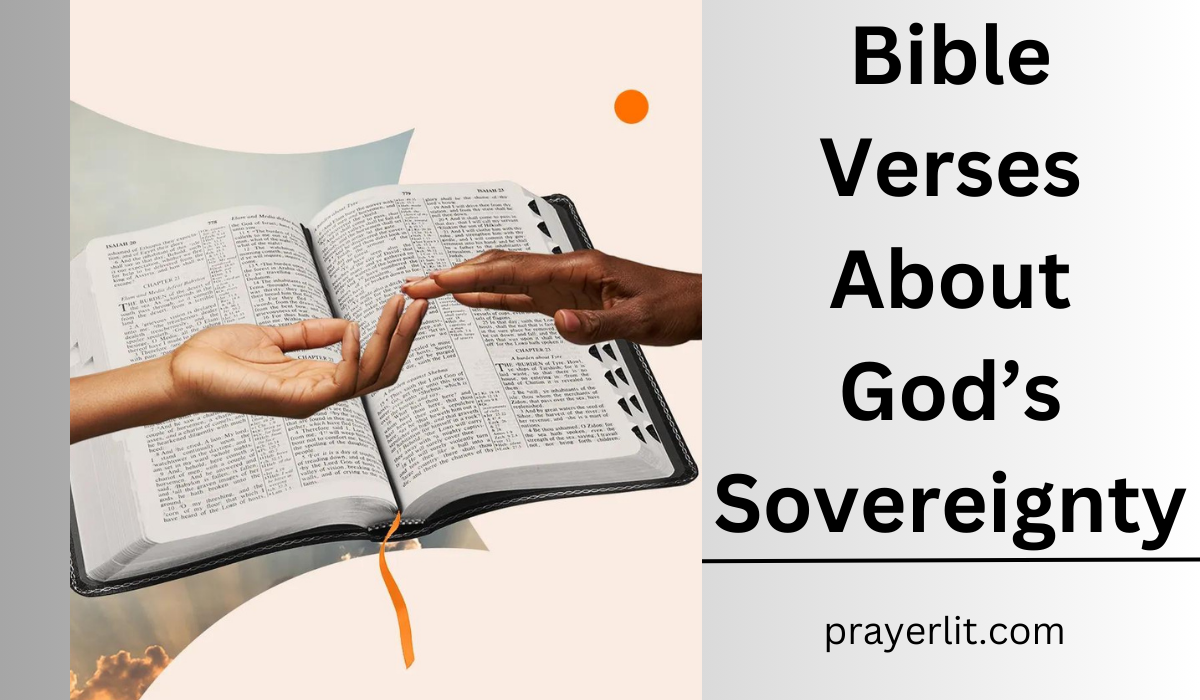 Bible Verses About God's Sovereignty