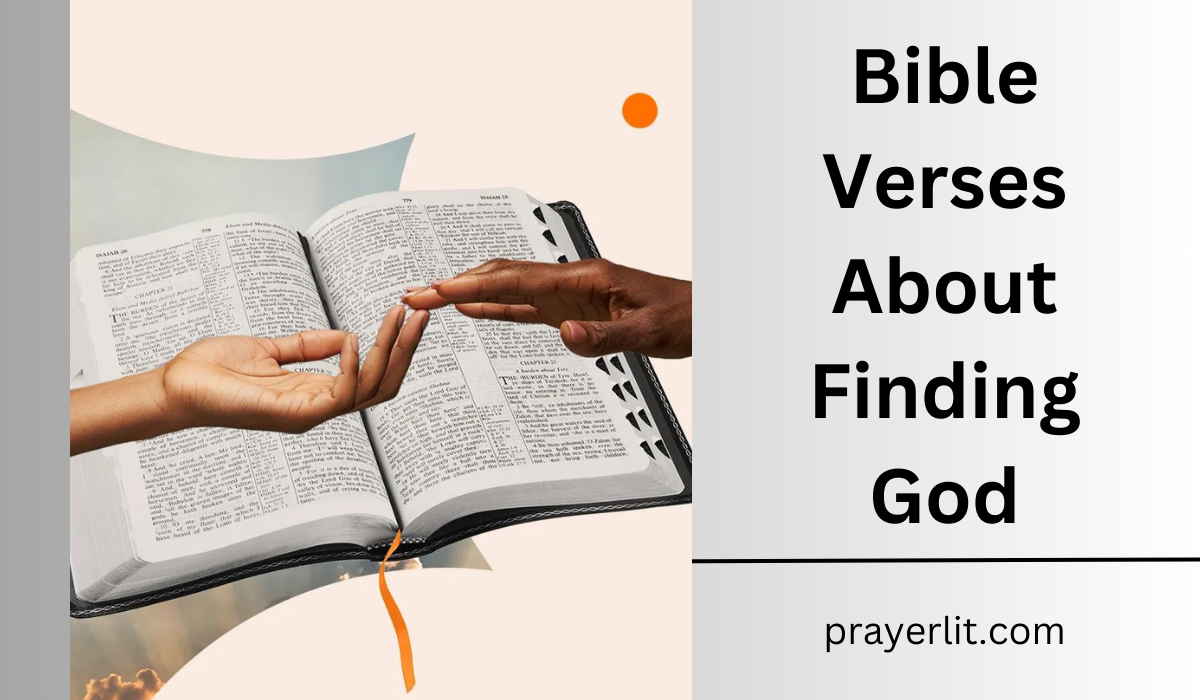  Bible Verses About Finding God