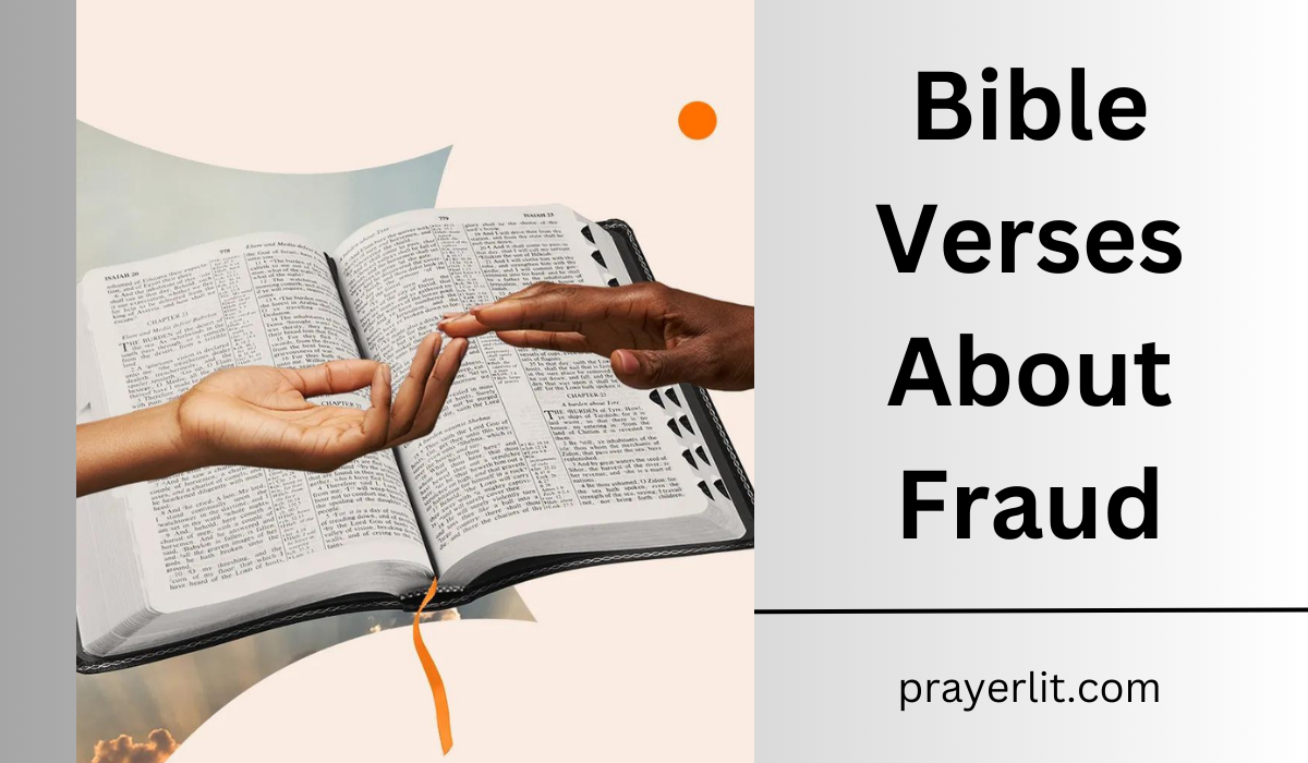 Bible Verses About Fraud