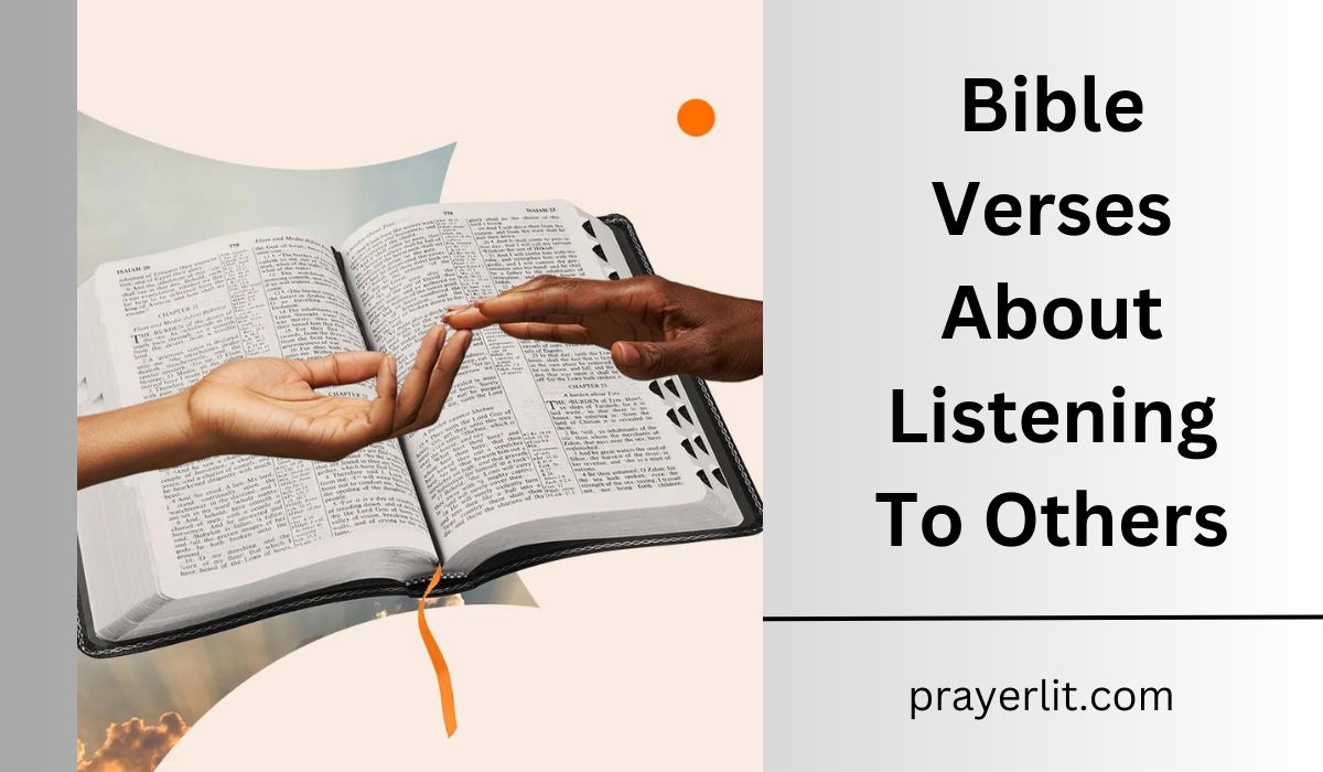 Bible Verses About Listening To Others