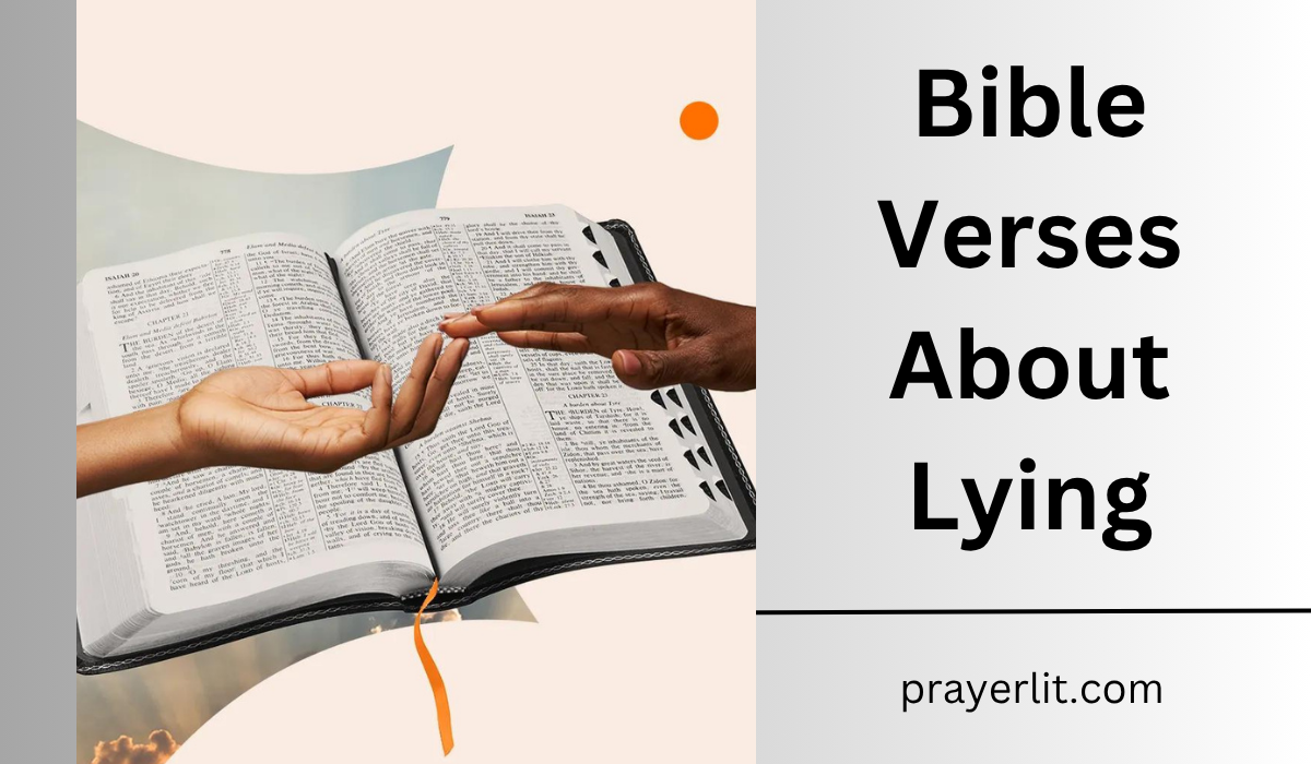  Bible Verses About Lying