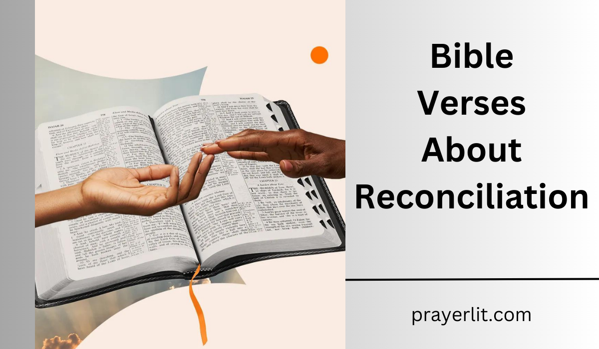 Bible Verses About Reconciliation