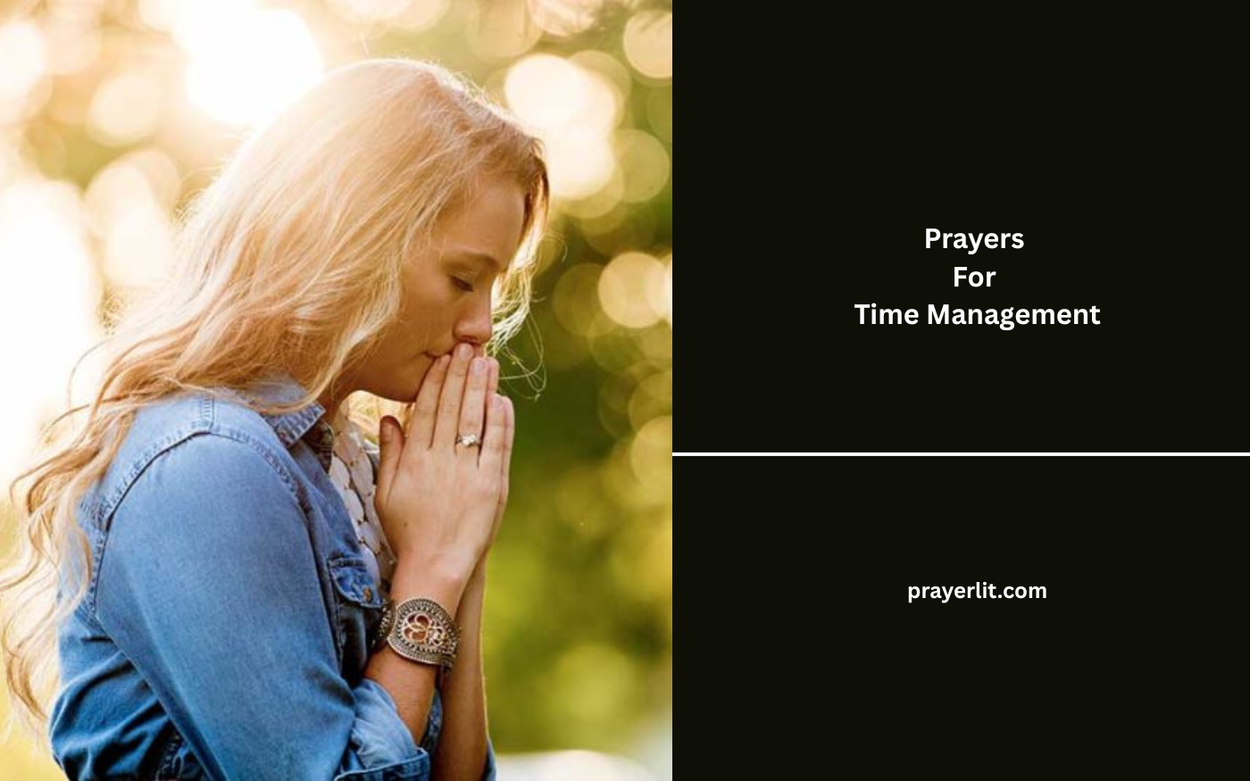 Prayers For Time Management