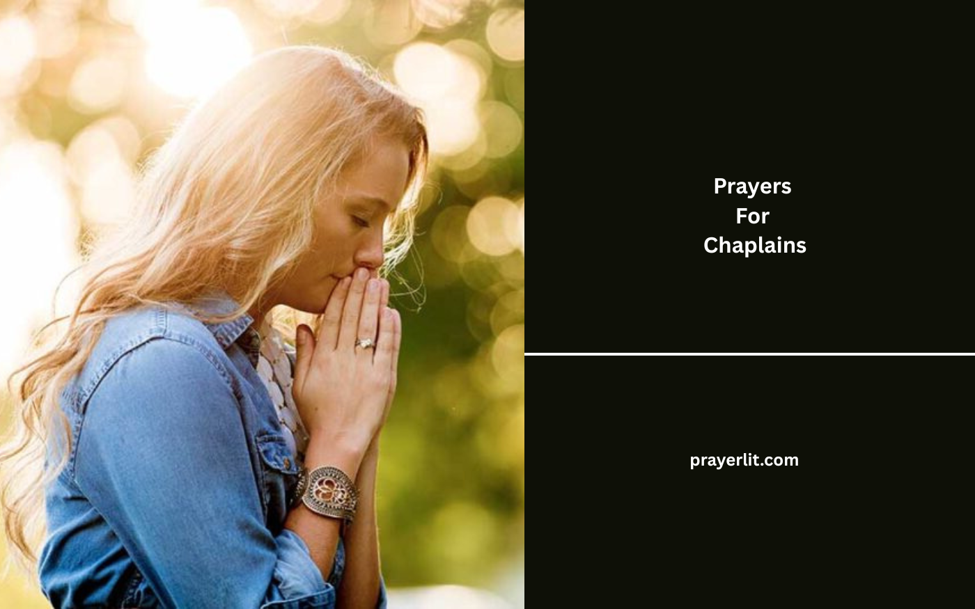 Prayers For Chaplains