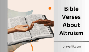 Bible Verses About Altruism