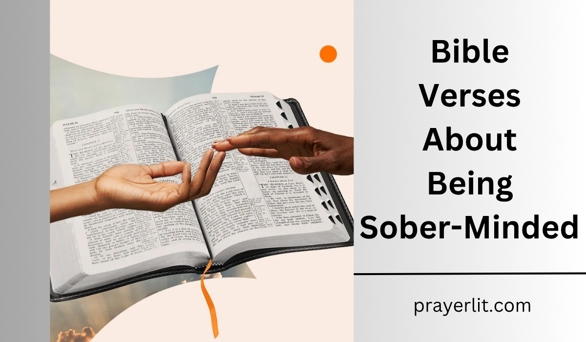 Bible Verses About Being Sober-Minded