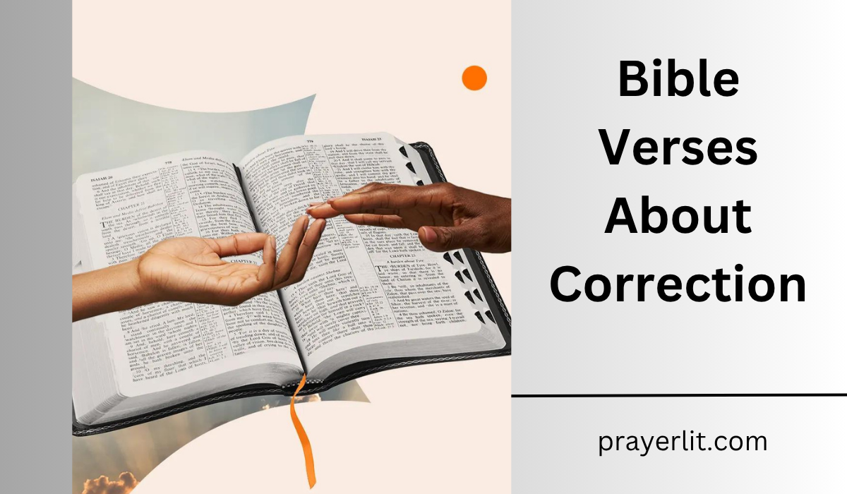  Bible Verses About Correction