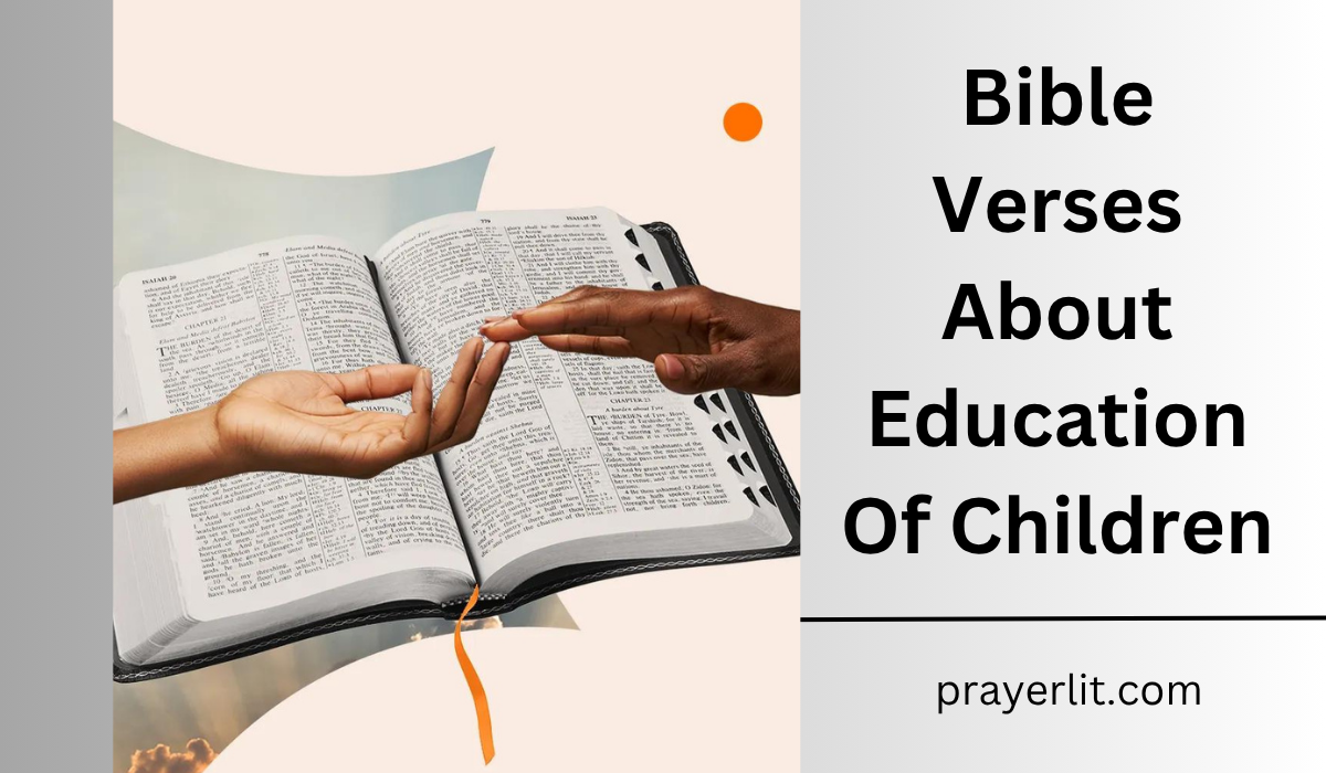  Bible Verses About Education Of Children