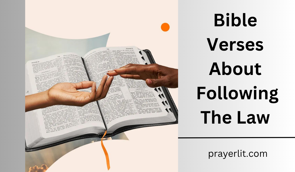  Bible Verses About Following The Law