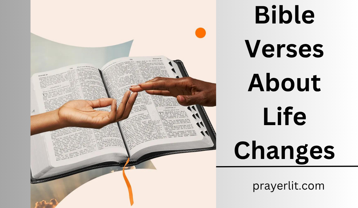  Bible Verses About Life Changes