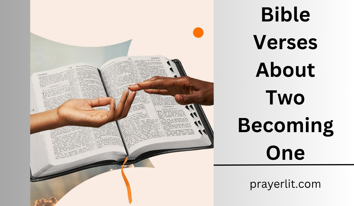  Bible Verses About Two Becoming One