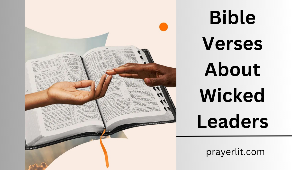 Bible Verses About Wicked Leaders
