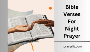 Bible Verses For Night Prayer