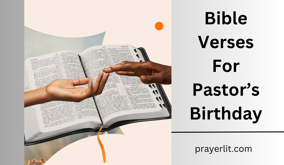 Bible Verses For Pastor's Birthday