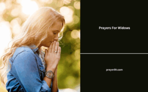 Prayers For Widows