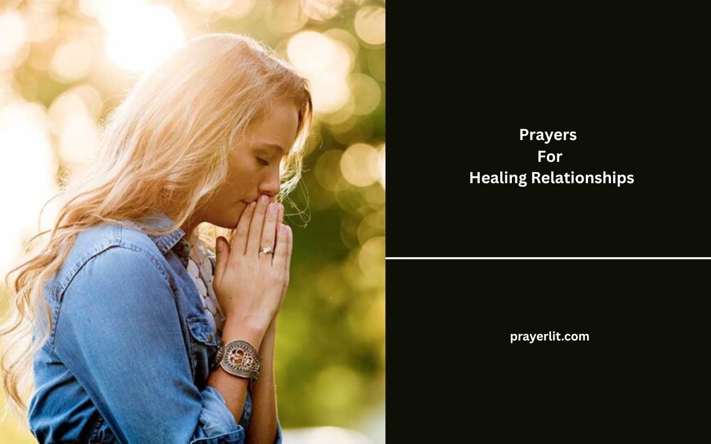 Prayers For Healing Relationships