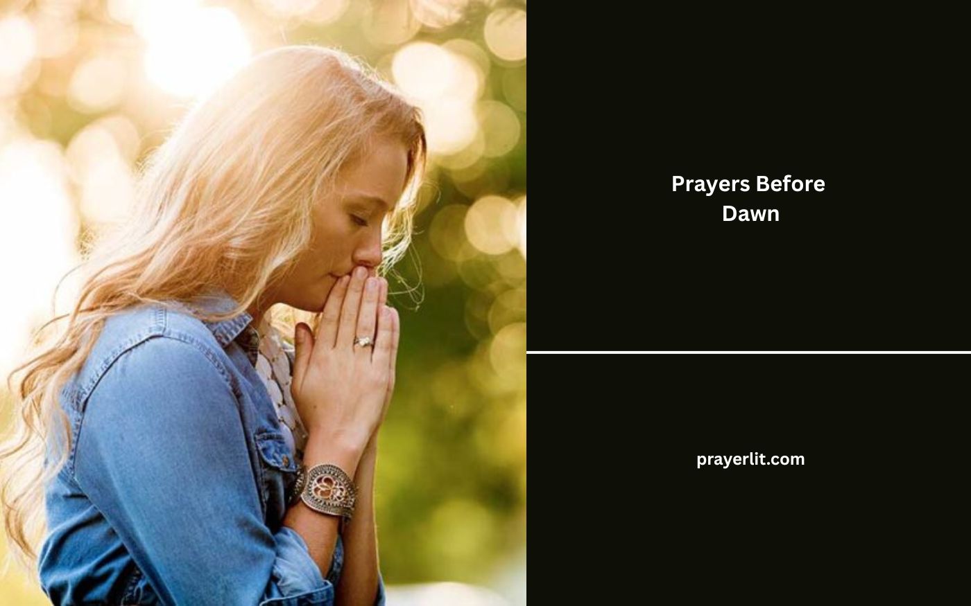 Prayers Before Dawn