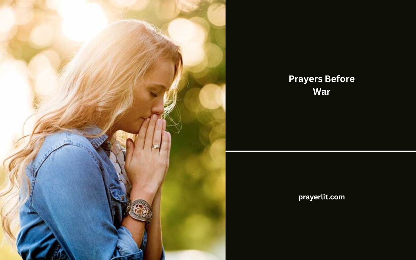 Prayers Before War