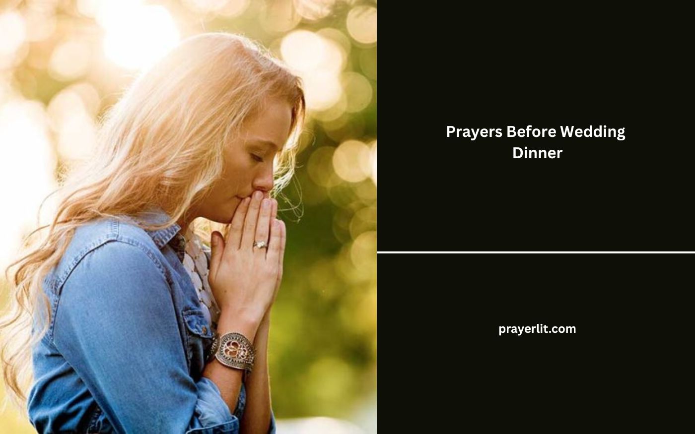 Prayers Before Wedding Dinner