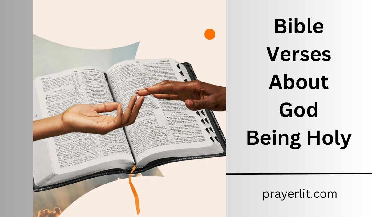  Bible Verses About God Being Holy