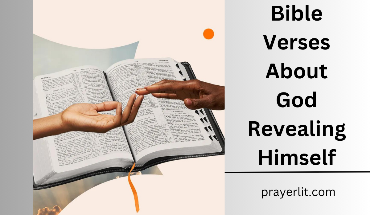  Bible Verses About God Revealing Himself