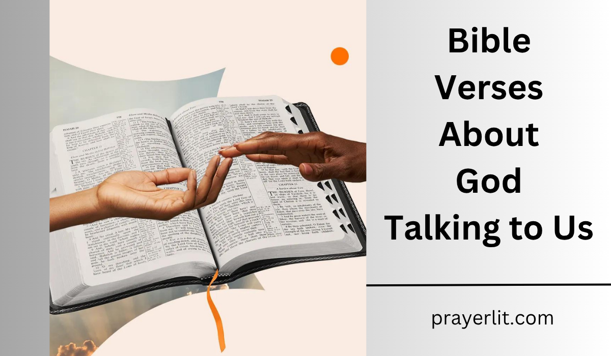 Bible Verses About God Talking To Us