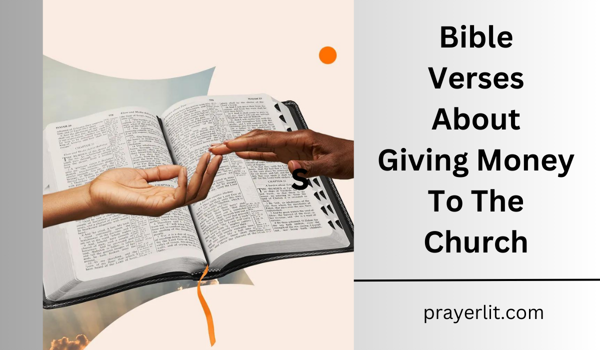 Bible Verses About Giving Money To The Church