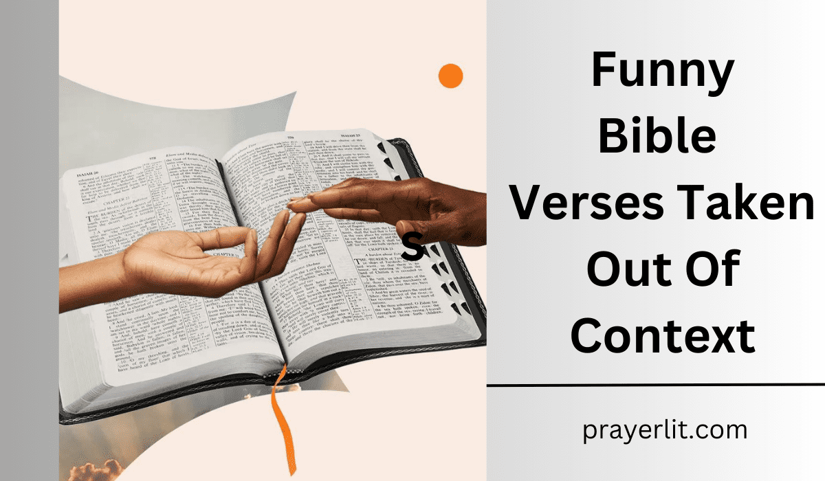  Funny Bible Verses Taken Out Of Context