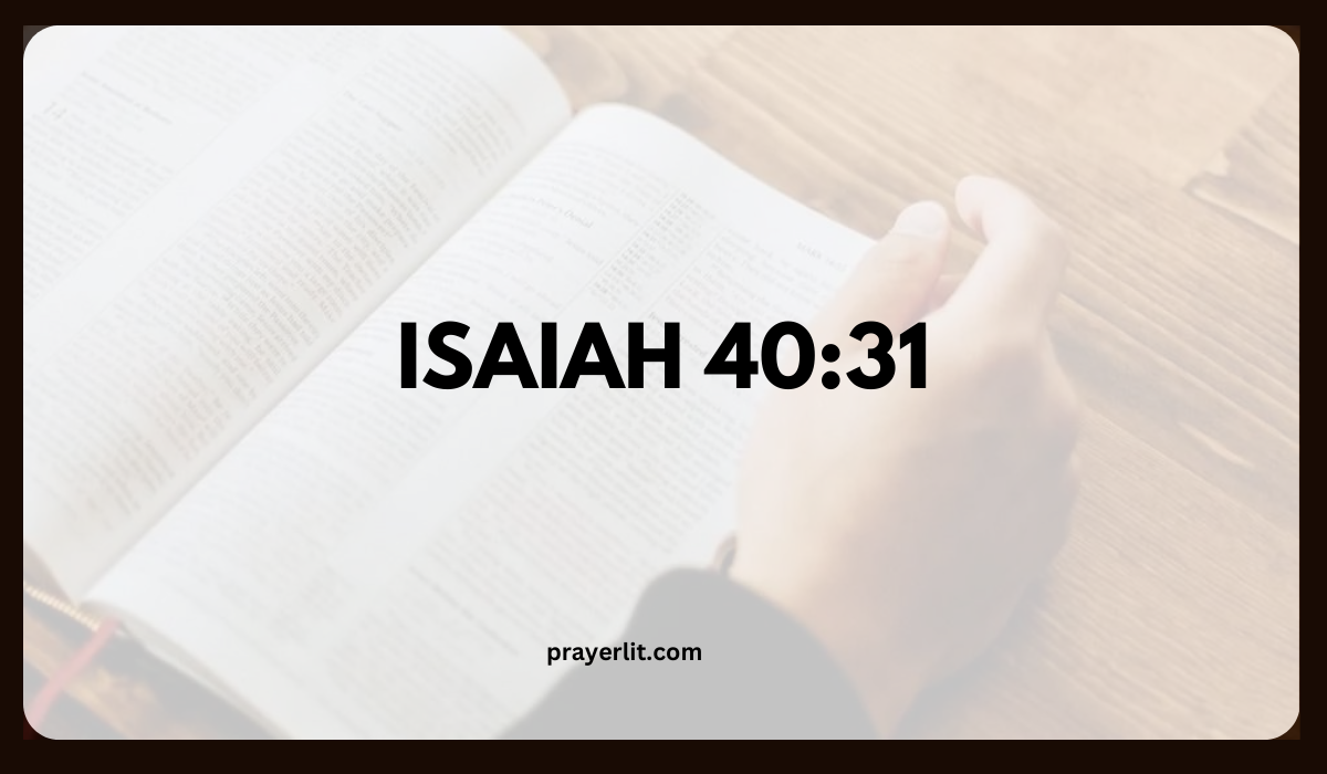 Isaiah 40:31 Meaning