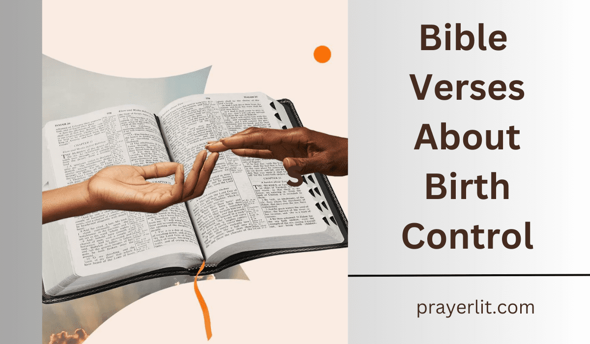  Bible Verses About Birth Control