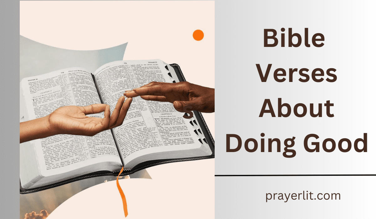 Bible Verses About Doing Good